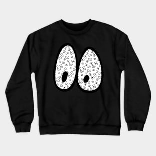 Cartoon Eyes Crewneck Sweatshirt